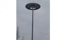 湖北襄阳东津新城实验小学浩然中学高杆灯 