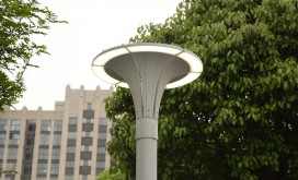 左岭中国地质大学未来城校区对面庭院灯