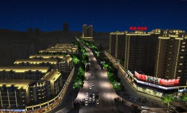 咸宁市银泉大道亮化设计