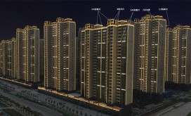 鄂州市葛店新城夜景亮化项目 共2个标段 共计120000条灯具
