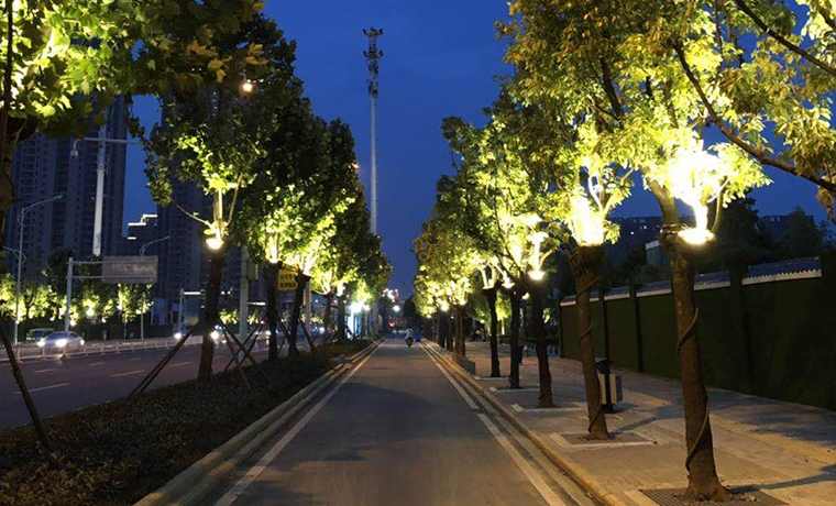 军运会杨春湖周边亮化