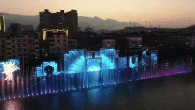 武陵不夜城水秀
