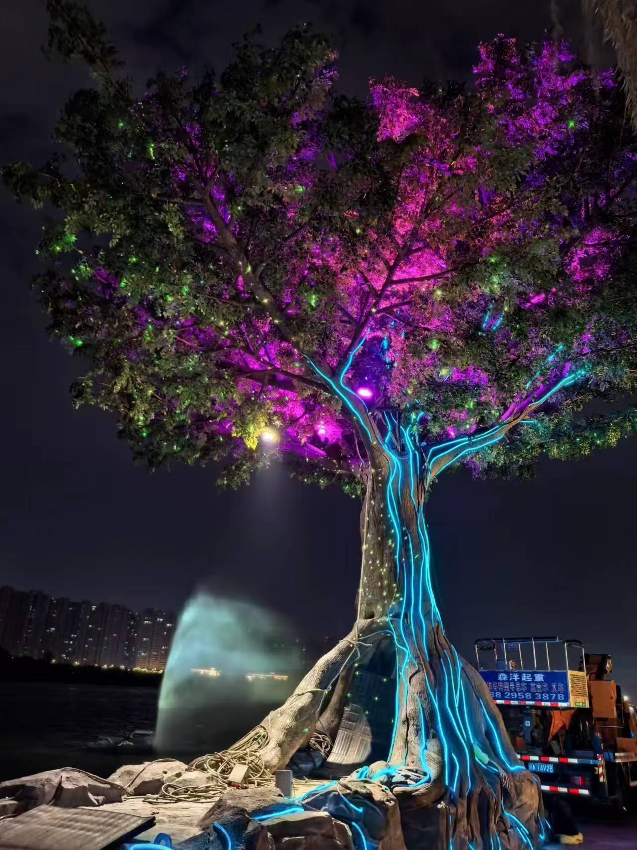 斗级营夜游夜景灯光亮化效果图第5张