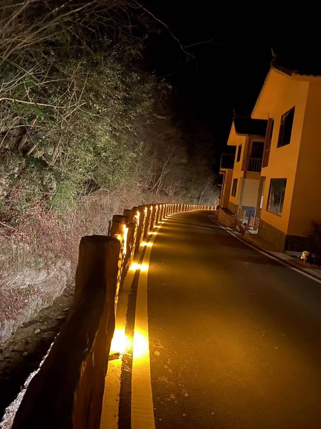 神农架药王谷夜景灯光亮化效果图第2张