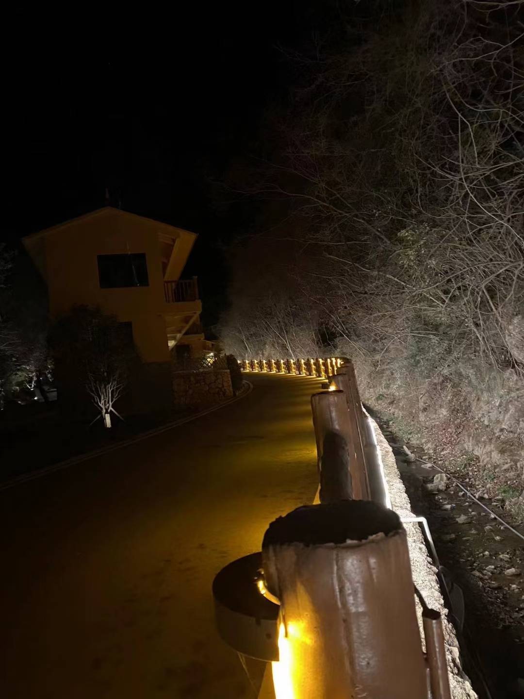 神农架药王谷夜景灯光亮化效果图第3张