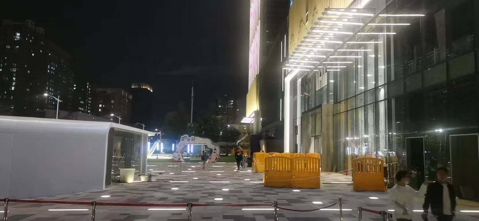 紫阳广场夜景灯光亮化效果图第2张