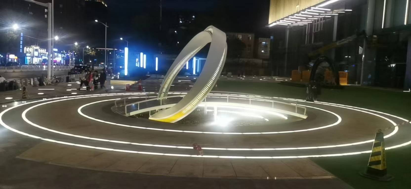 紫阳广场夜景灯光亮化效果图第5张